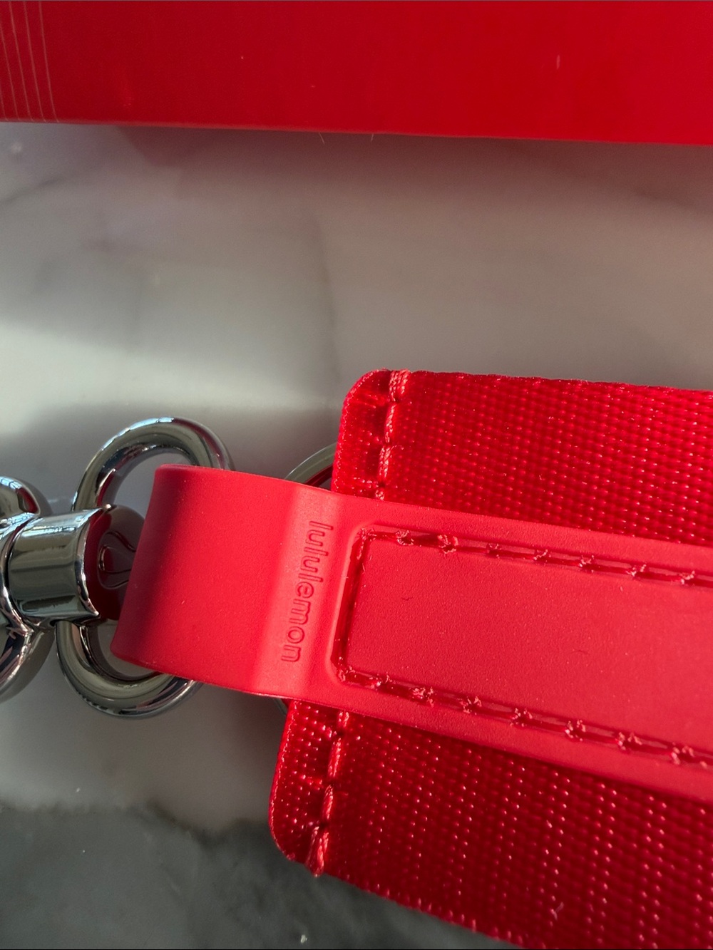 Red Lululemon Keychain - Picture 5 of 8